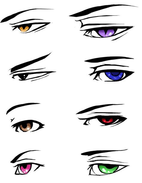 anime male eyes